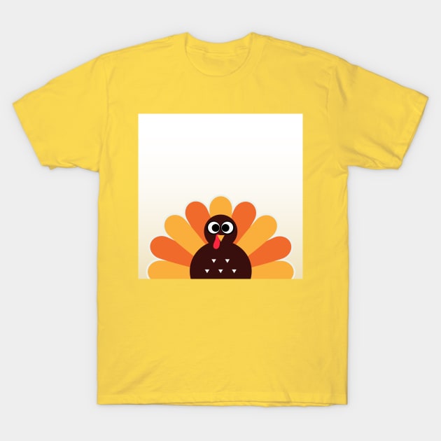 Designers edition with Turkey brown orange T-Shirt by BEEANDGLOWFASHION